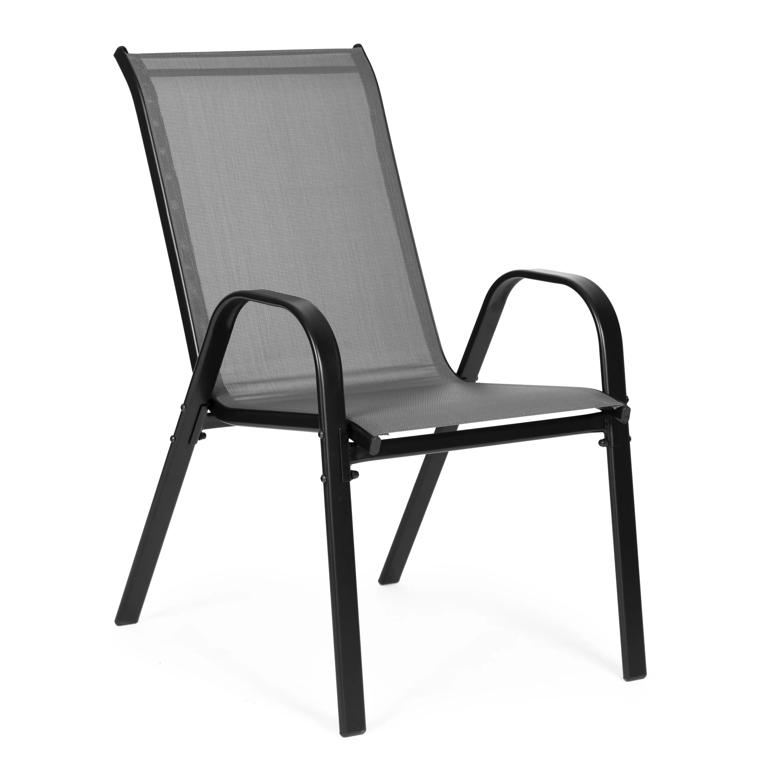 multigarden set od 4 vrtne stolice – za terasu ili balkon, sive - slika 4