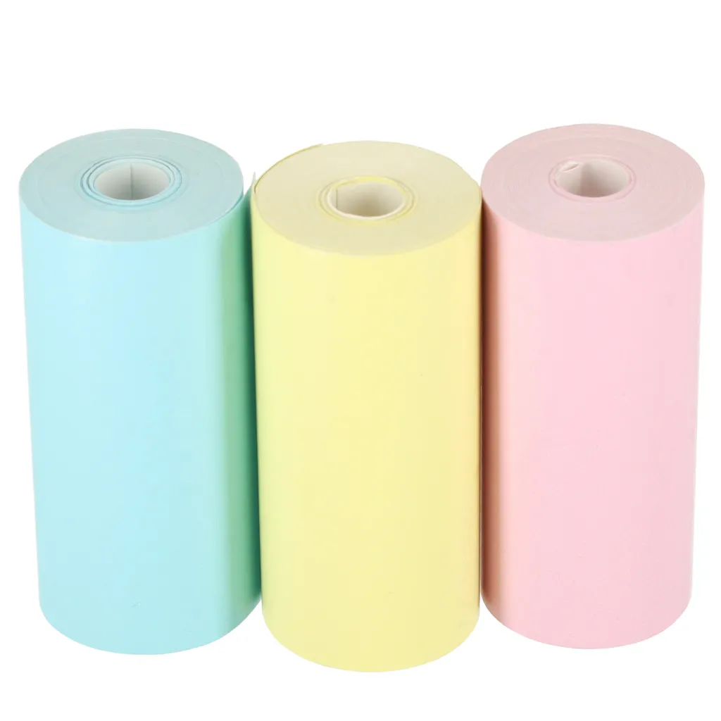 role termo papira za mini printer 5.7cmx3m 3 kom u boji - slika 3