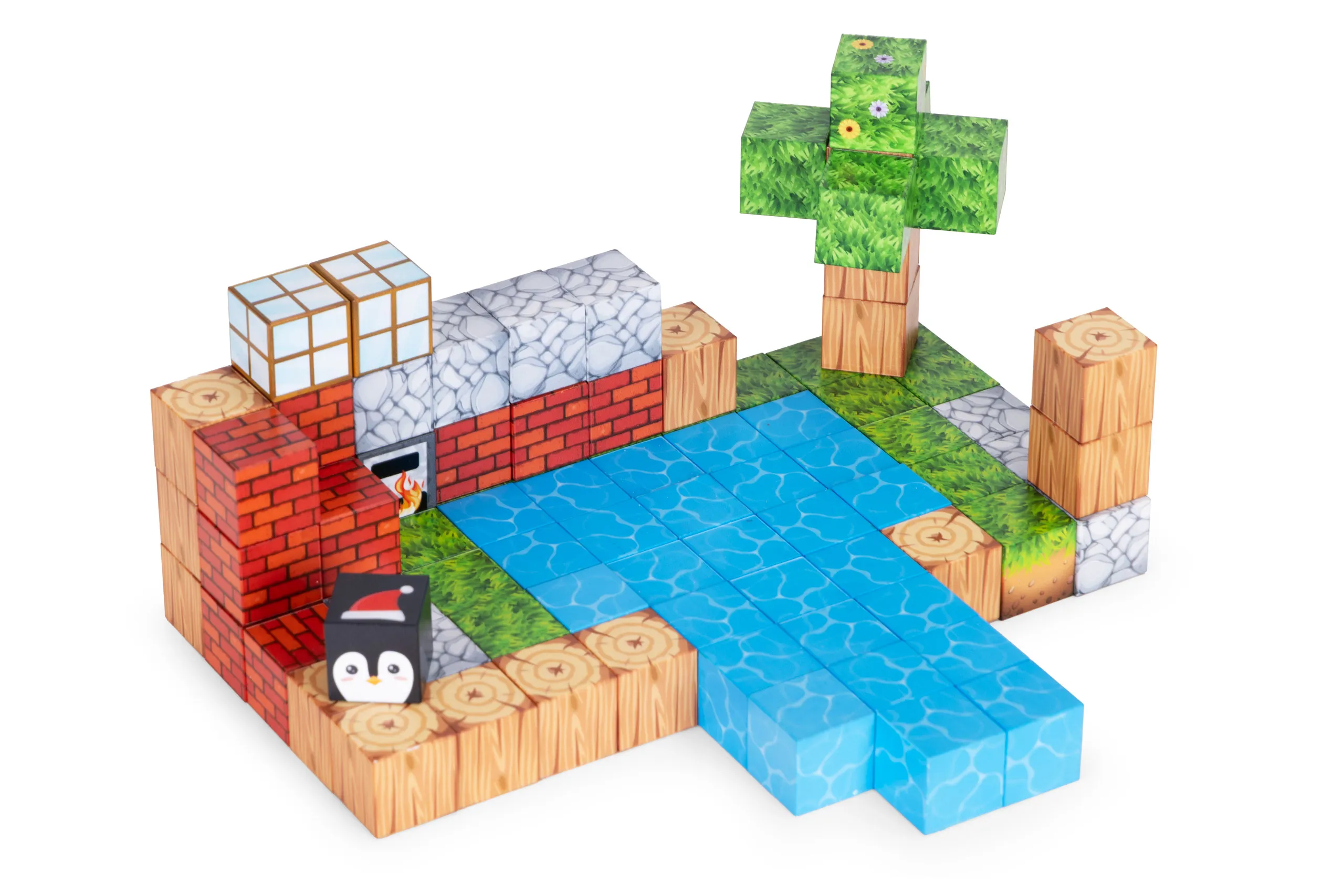 set magnetskih građevnih kocki za djecu – 87 komada (kocke) - slika 7