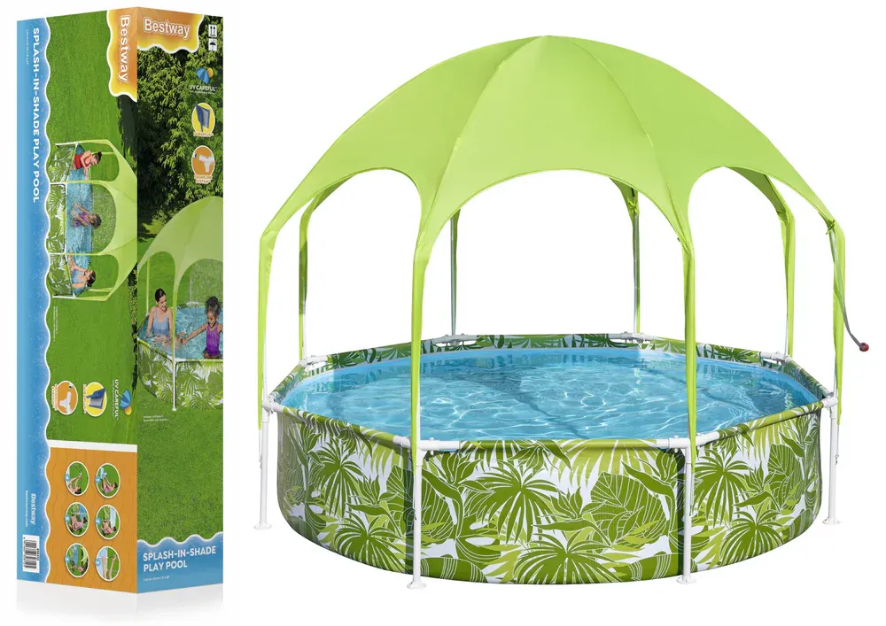 bestway zeleni bazen za djecu 244 cm x 51 cm - slika 2