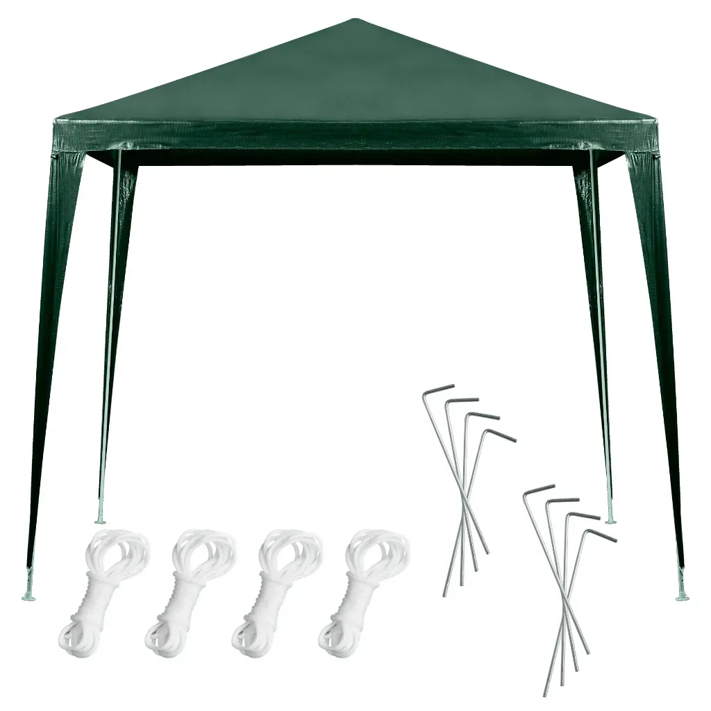 Šator za vrtne zabave, paviljon, komercijalni paviljon, zeleni, dimenzija 2,5 x 2,5 m - Pribislavec