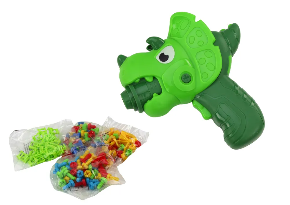 stolni kovčeg diy set puzzle dinosaur odvijač 249 komada. - slika 4