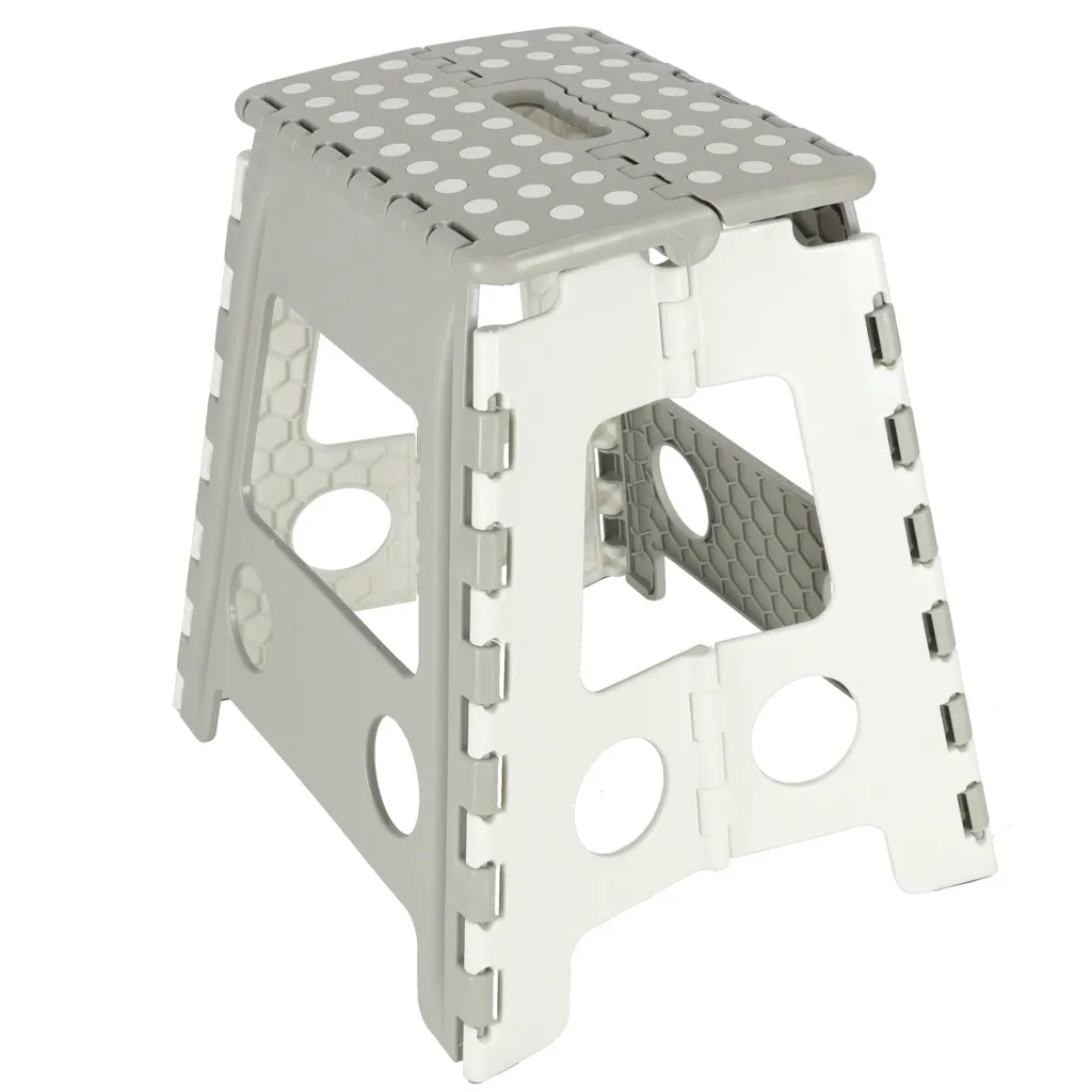 protuklizni tabure 39cm svijetlo sivi - slika 3