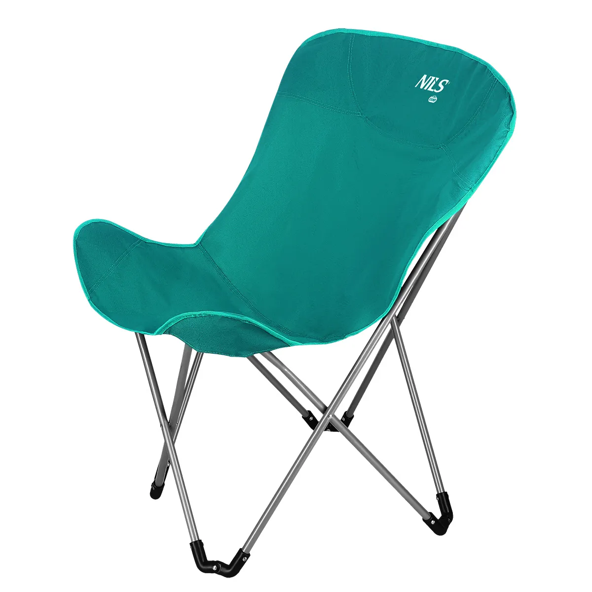zelena kamperska stolica 63x74x56cm nils camp - slika 7