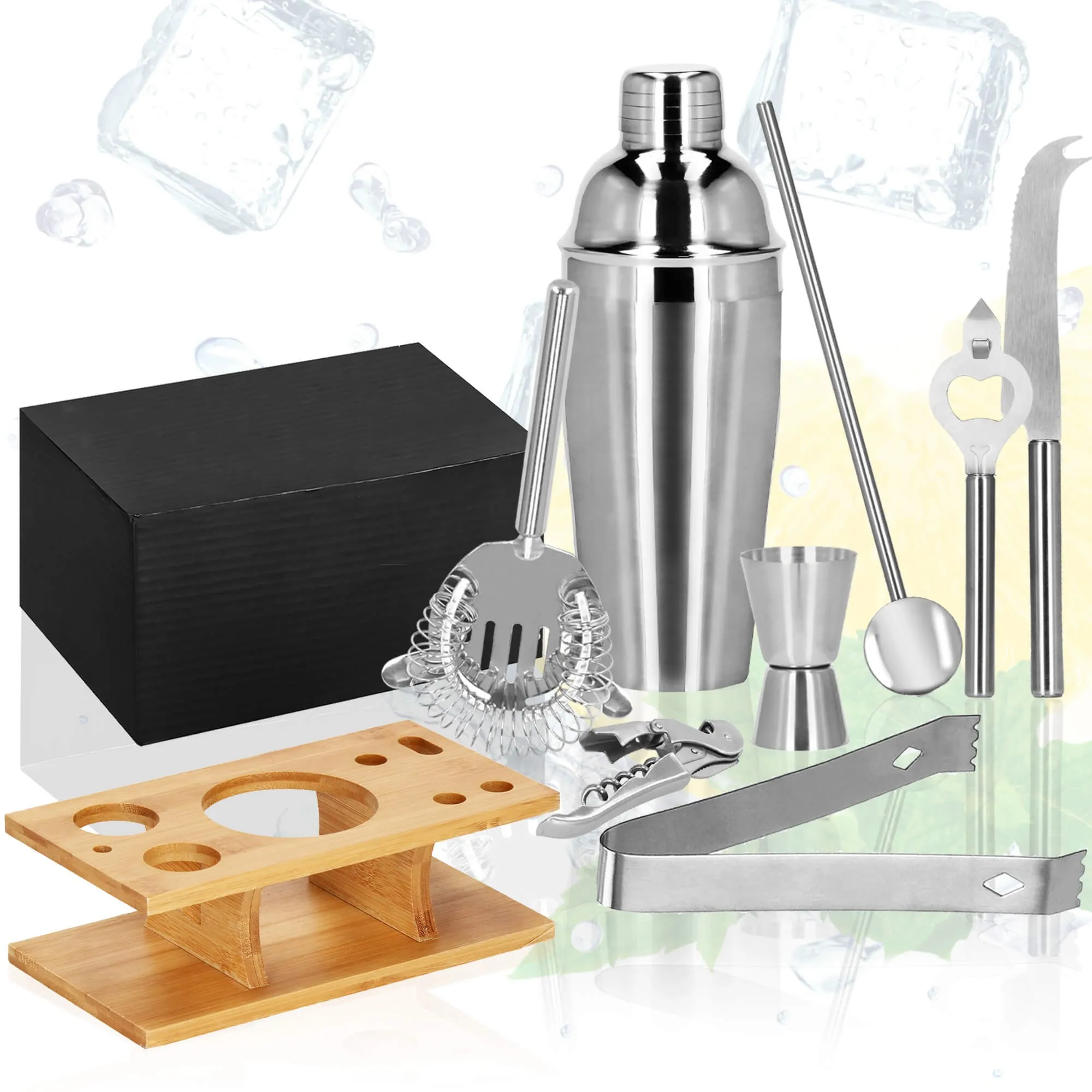 set za pripremu pića za barmene shaker 550 ml 8 dijelova - slika 11