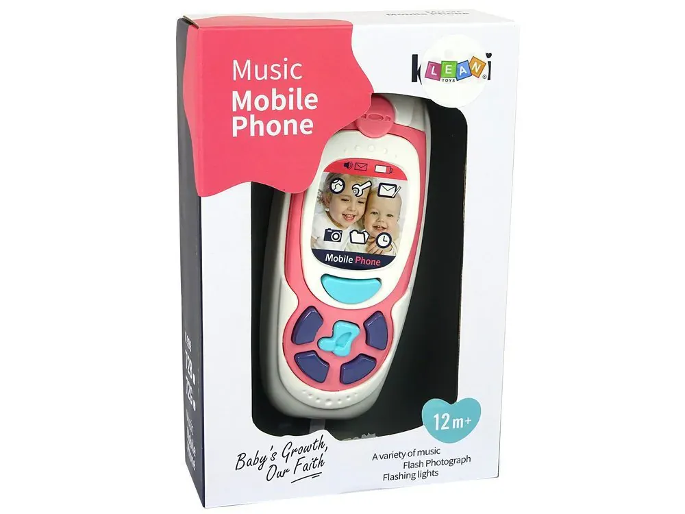 dječji edukativni mobitel melody rozi - slika 5