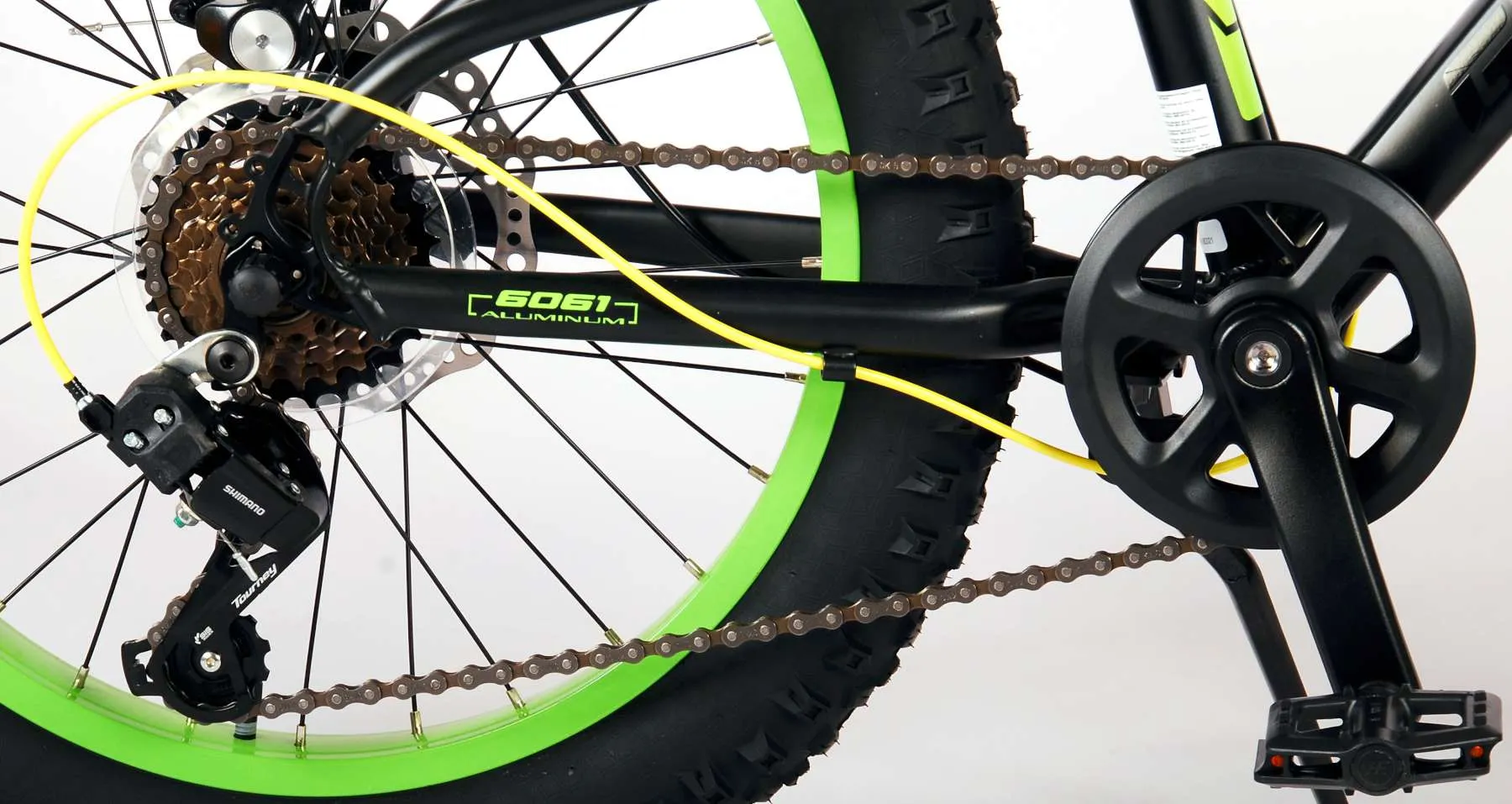 dječji bicikl s dvije ručne kočnice volare gradient prime 20" žuti - slika 7