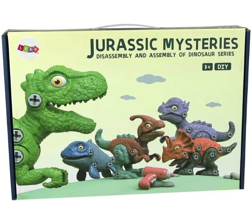 veliki set 5 dinosaura za rastavljanje s dodacima - slika 5