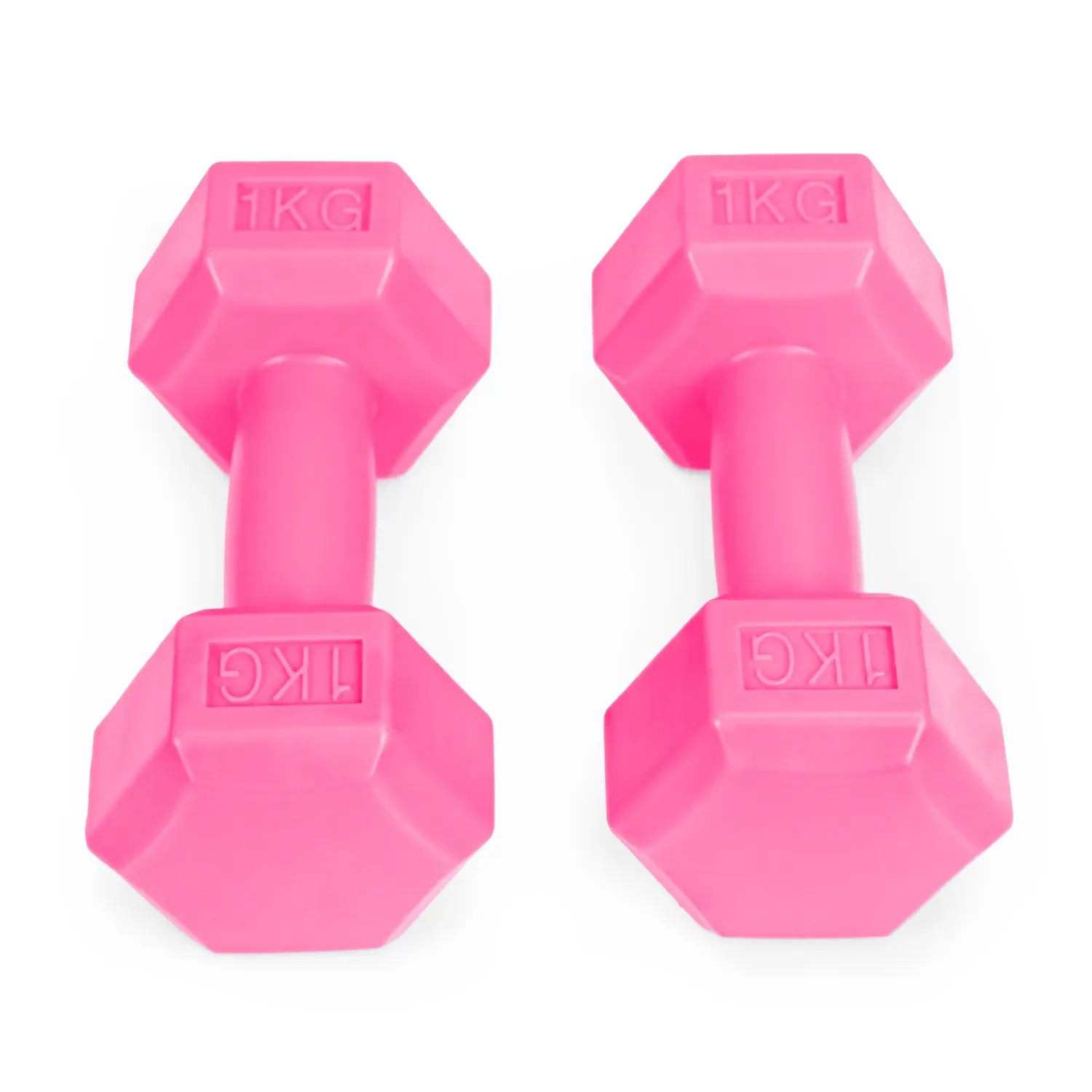 modernhome bučice za vježbanje a1 2x1kg roze - slika 3