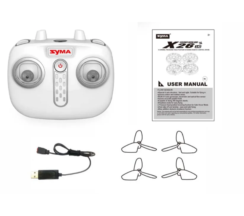 rc dron x26 syma crni - slika 3