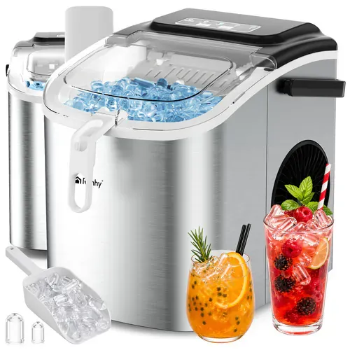 ruhhy aparat za led 1,2 l srebrne boje + žlica - slika 2