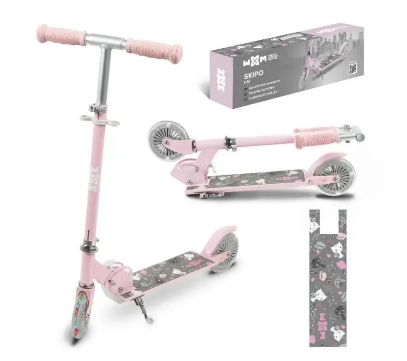 kidwell wxm sklopivi romobil za djecu, skipo mačka - slika 2