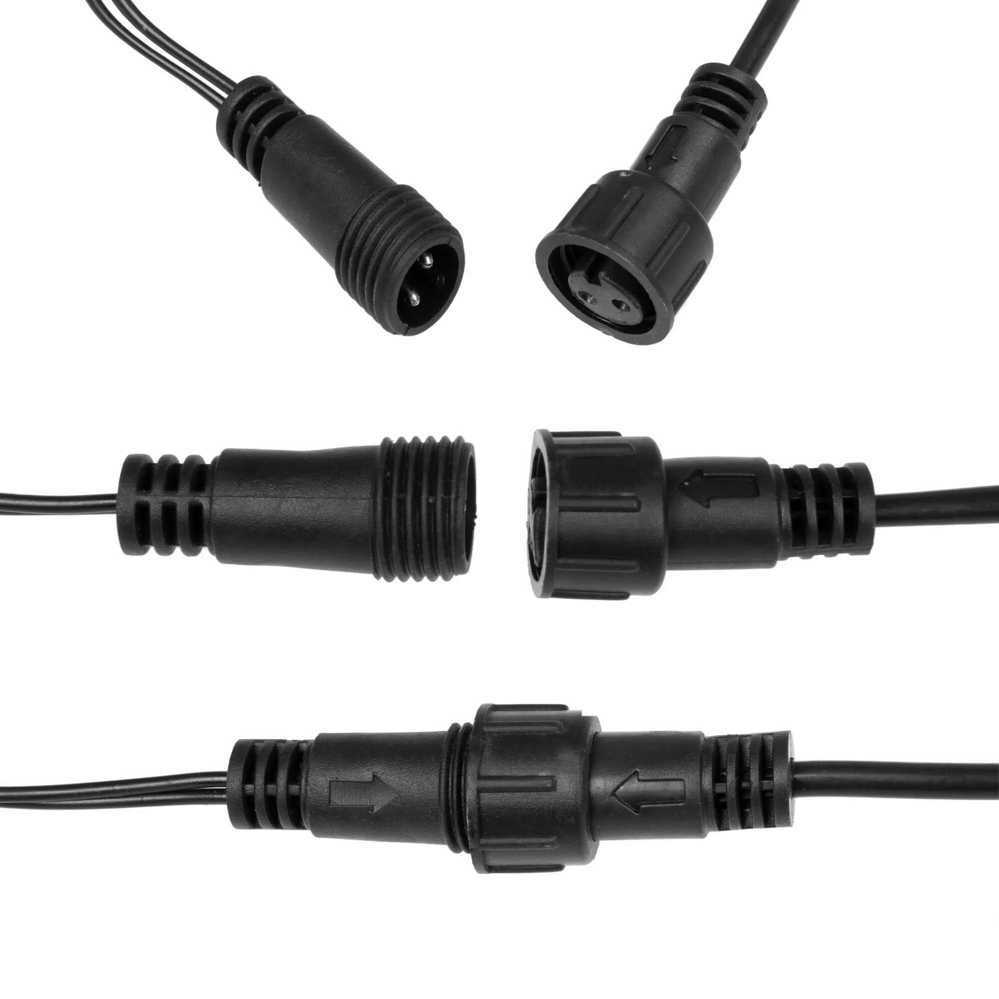 springos set božićnih lampica flash, 500 led, 28,5 m, toplo bijela + flash hladno bijela - slika 5