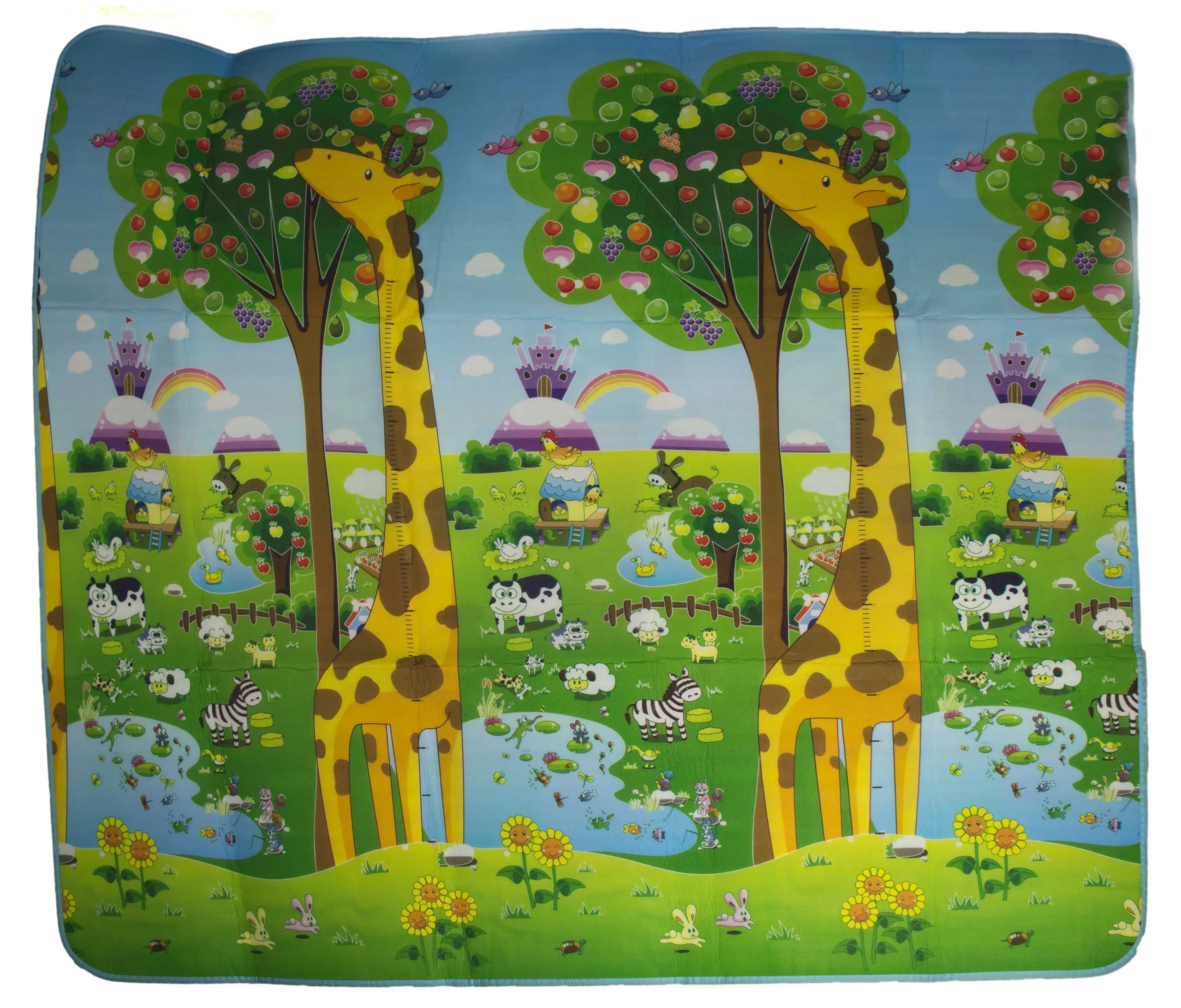 dvostrana edukacijska podloga za igru zoo 200cmx180cmx0,5cm - slika 4