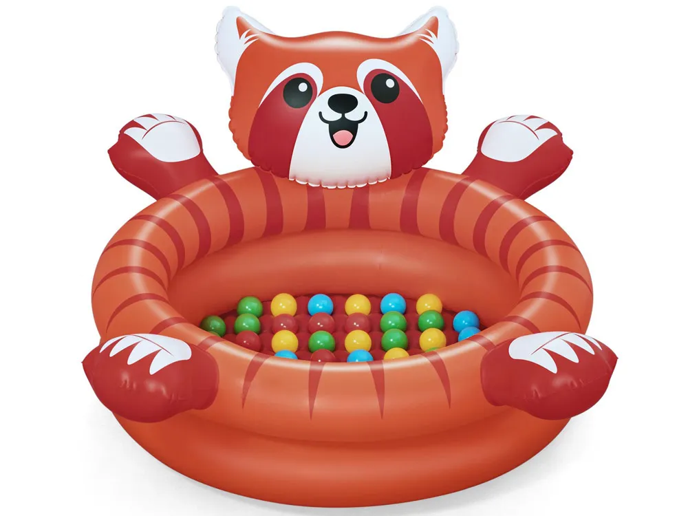 bestway red panda suhi bazen s lopticama 107x94cm + 50 loptica 52702 - slika 5