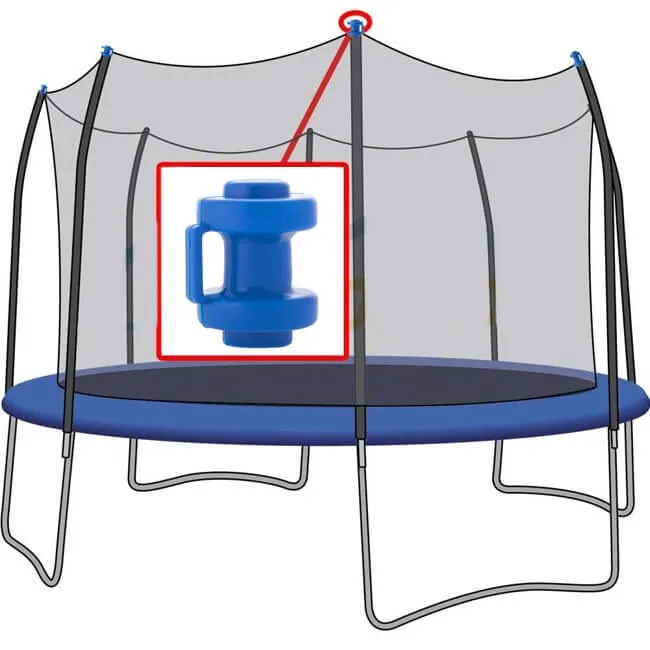 tpc-01 plavi kapak za stup trampolina - slika 11