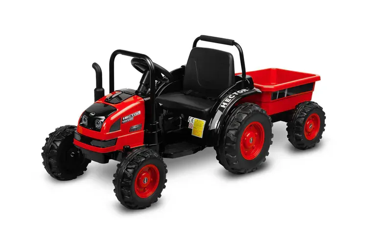 traktor hector na akumulator, crveni - slika 1