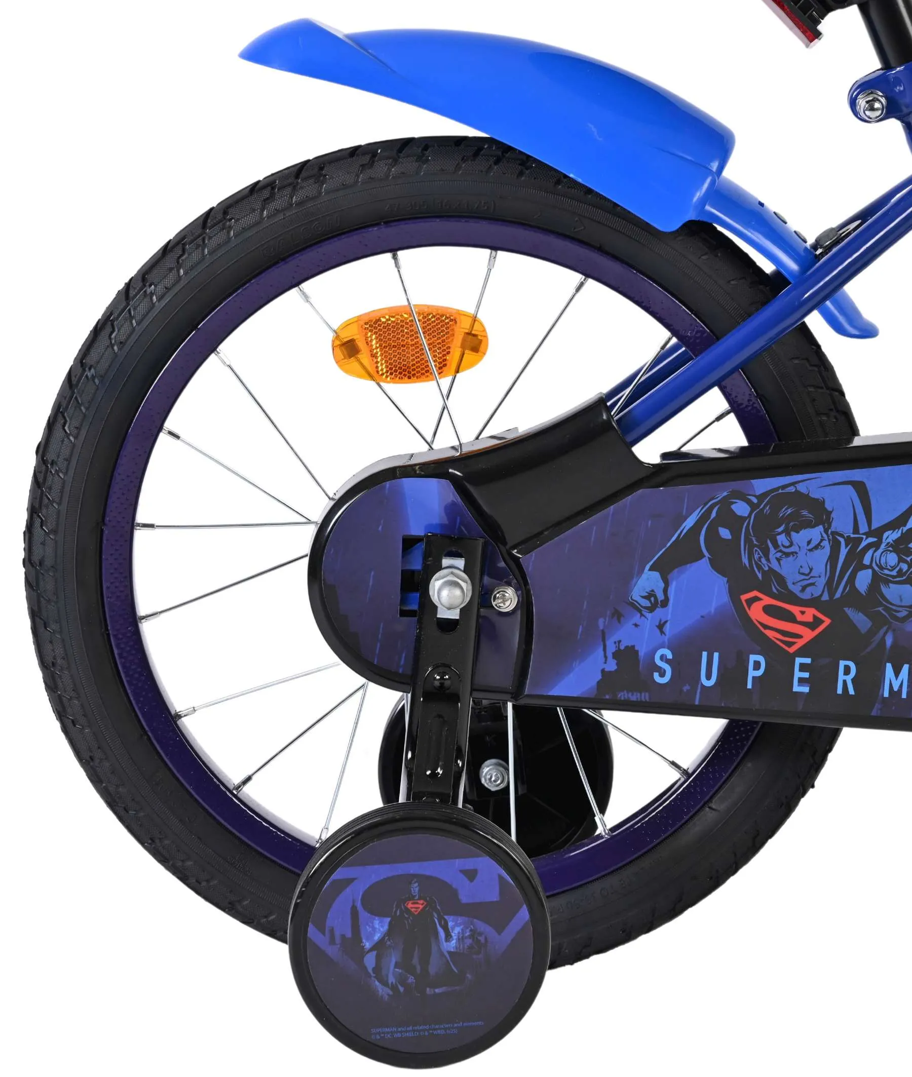 volare dječji bicikl superman 16″ plave boje - slika 3