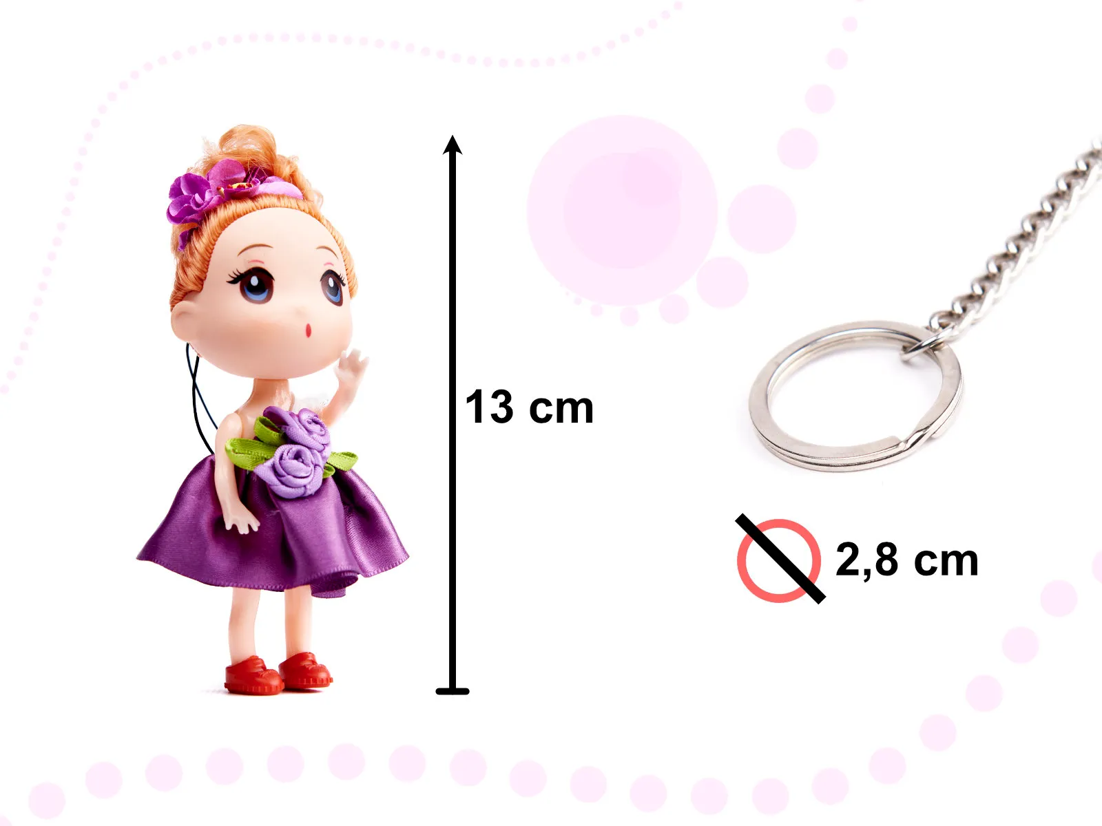 lutka za kućicu 3 djevojčice 1 dječak, set od 4 komada 12 cm - slika 4