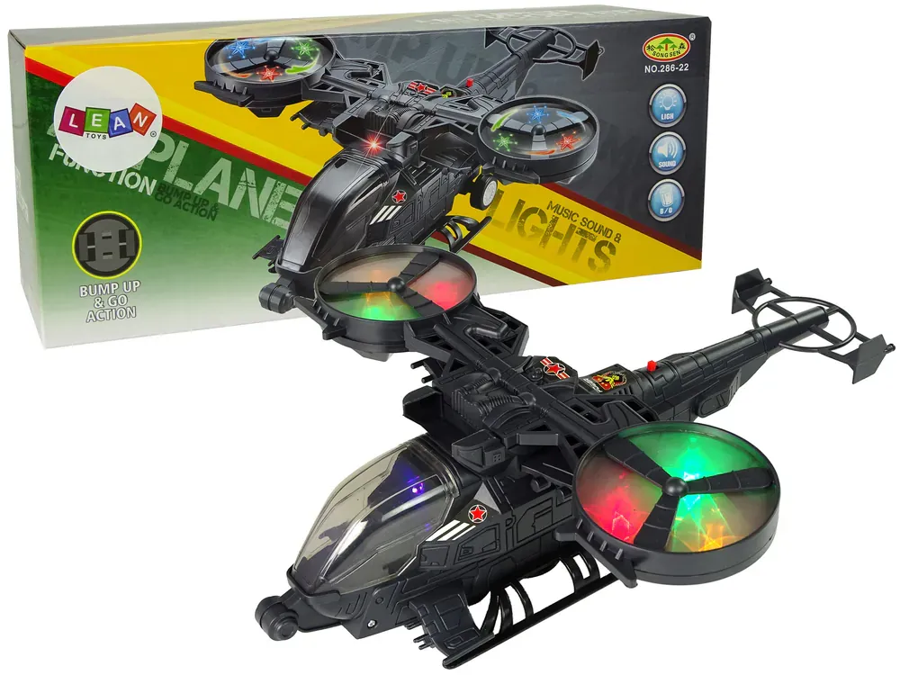 vojni helikopter sa svjetlosnim zvukovima - slika 2