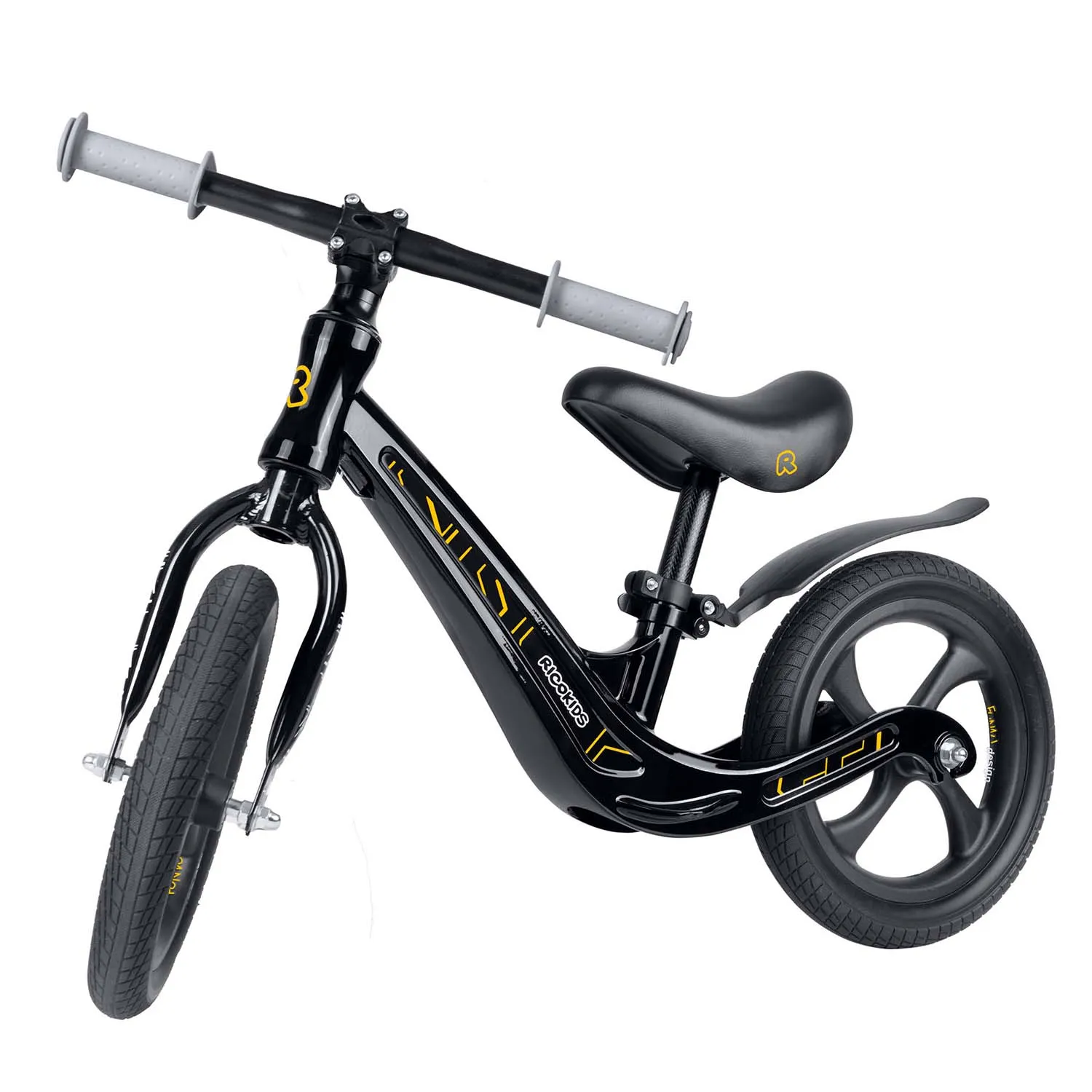 ricokids funnu dječji bicikl bez pedala, crni - slika 6