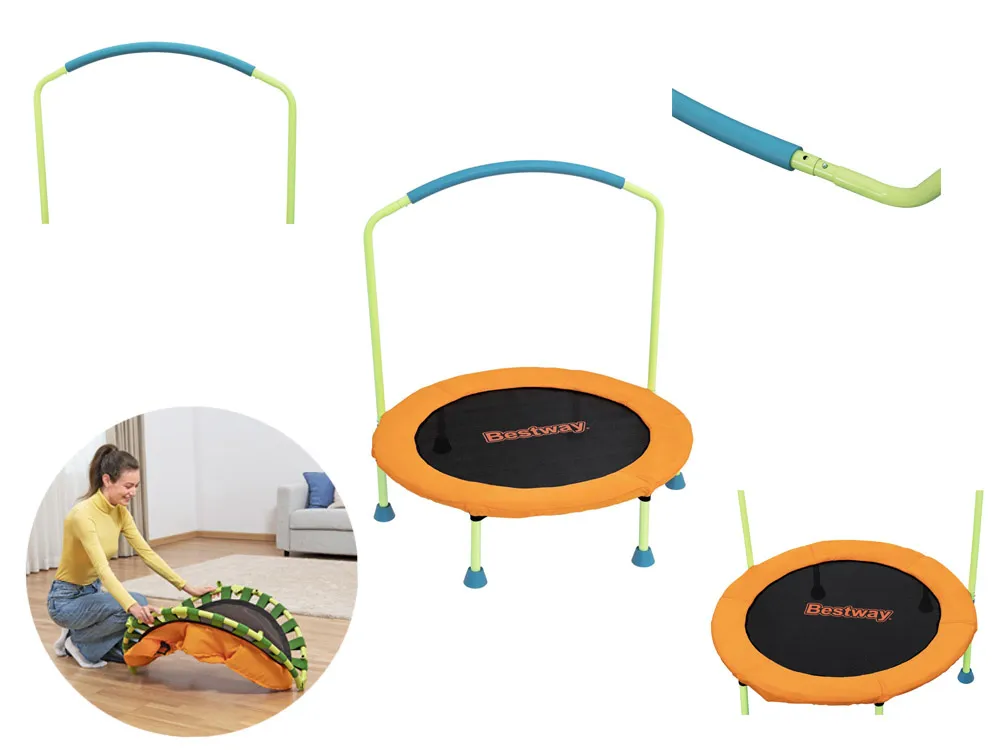 bestway wonderjump trampolin s ručkom za unutarnju/vanjsku upotrebu 91x96 cm 59100 - slika 4