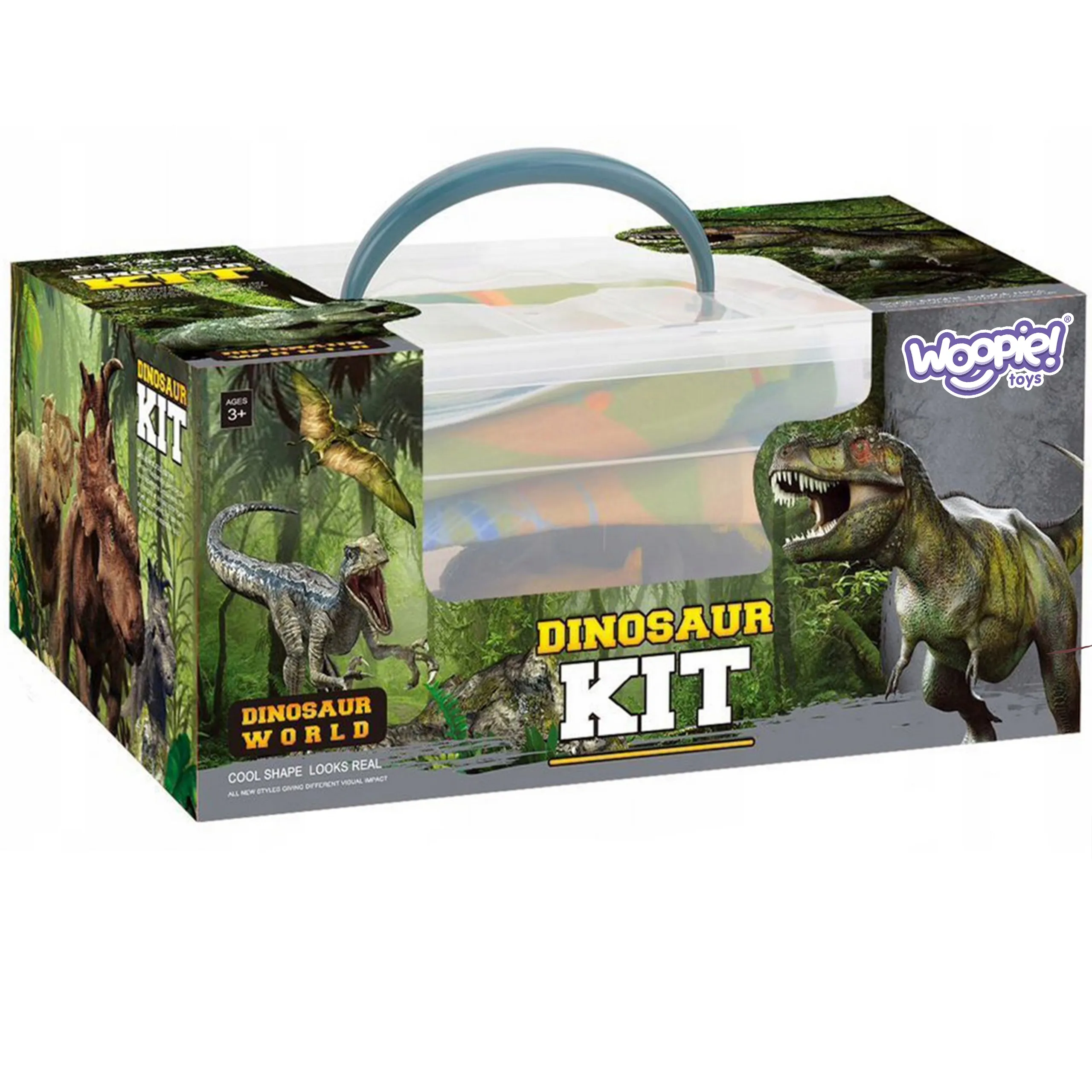 woopie set figurica dino + podloga 24 kom pretpovijesni svijet - slika 8