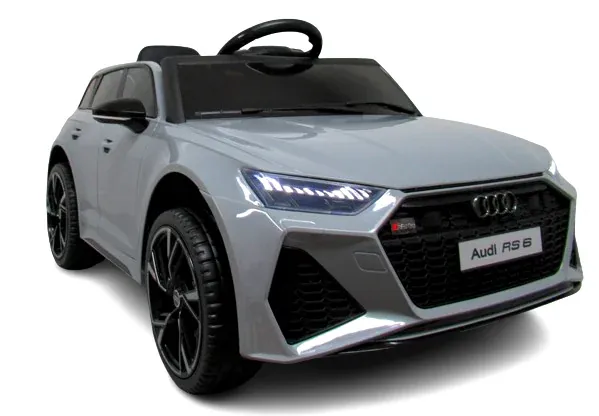 dječji automobil na akumulator audi rs6 gt, sivi - slika 2