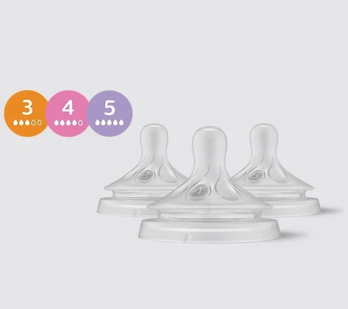 philips avent responsive natural set od 3 duda za bočicu s 3 različita protoka - slika 5