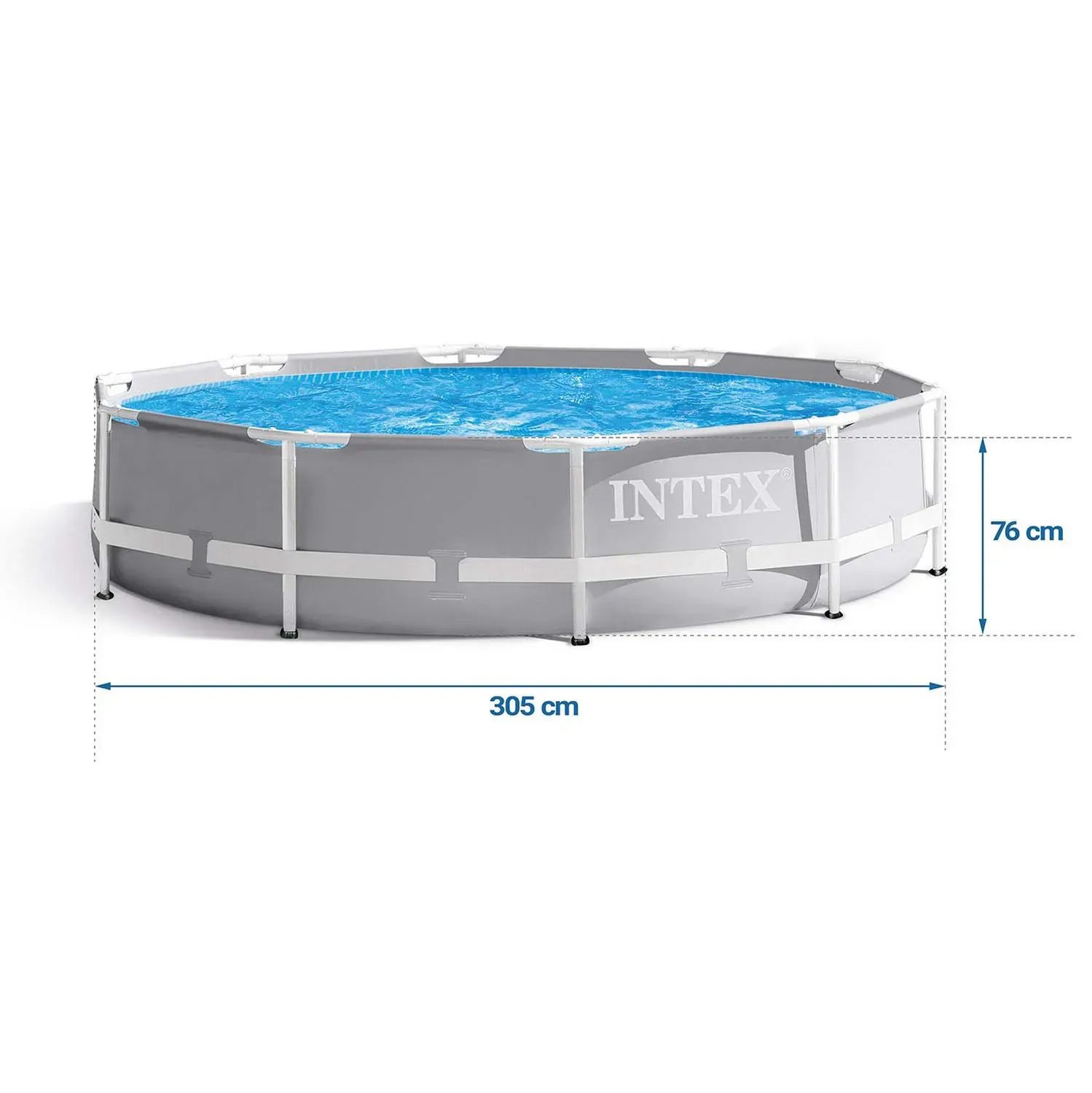okvirni vrtni bazen 305 x 76 cm 15u1 intex - slika 5