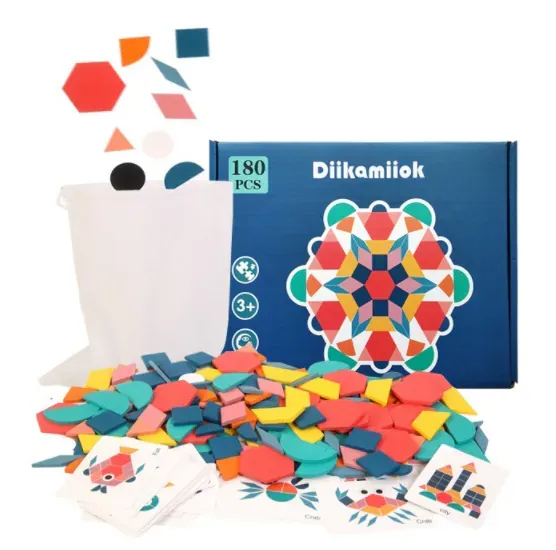 montessori drvena slagalica 180 dijelova - slika 2