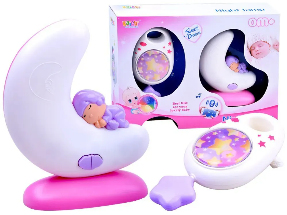 2u1 set - noćna lampa i prijenosna glazbena kutija za bebu - slika 2