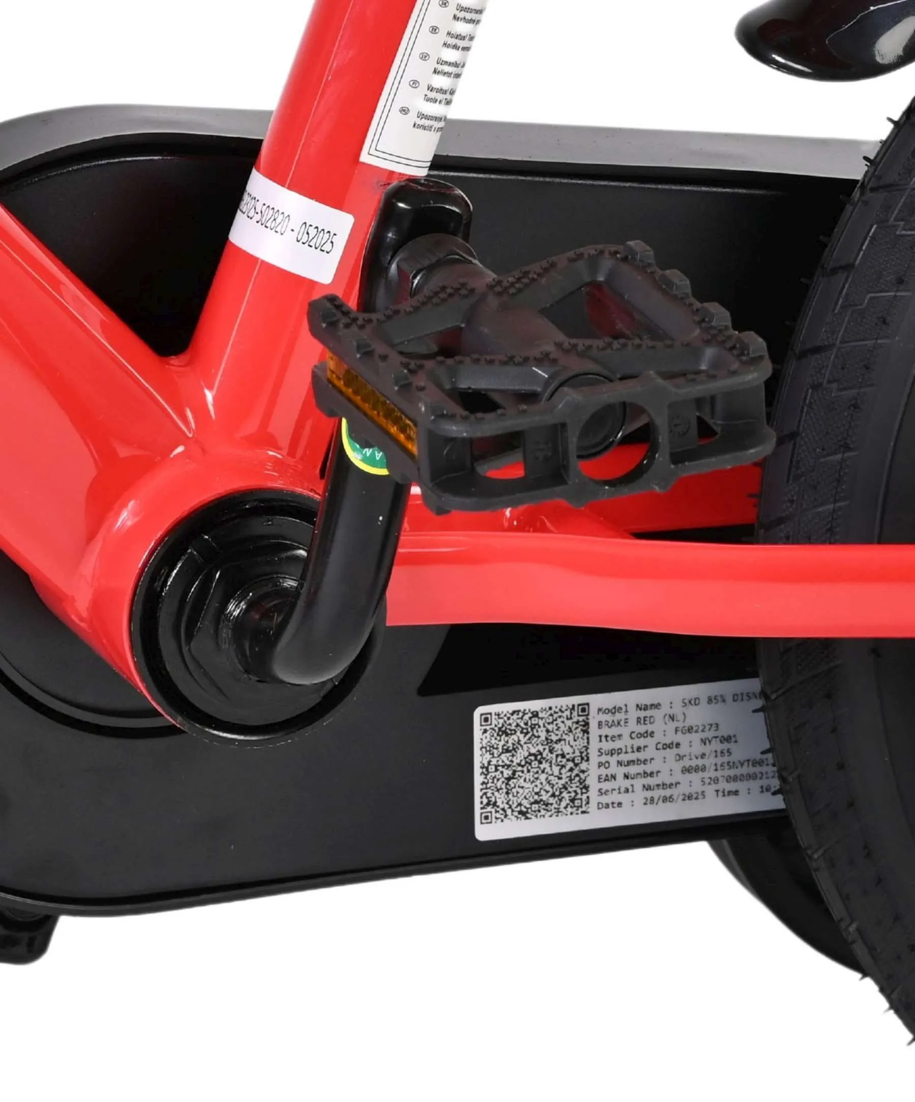 volare dječji bicikl disney cars 12″ crvene boje - slika 10