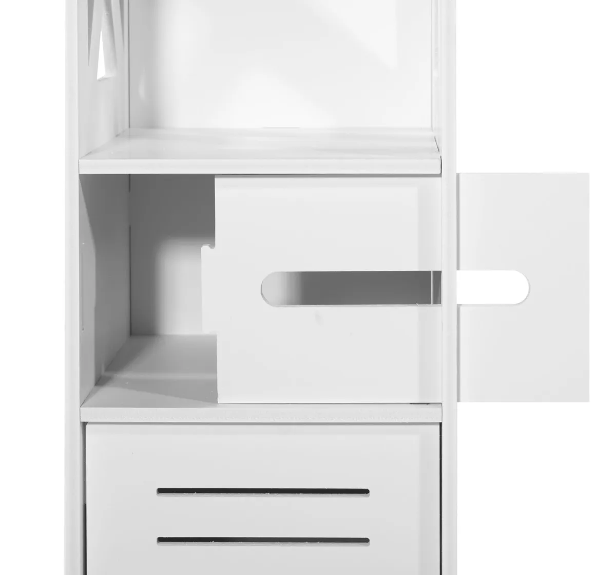 kupaonski ormarić, 80 cm, bijeli - slika 3