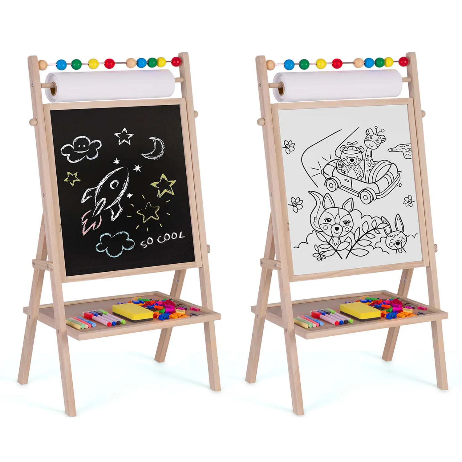 ricokids višenamjenska ploča za djecu 80 x 40 x 28 cm - slika 7