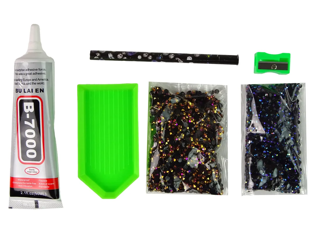 diy ukrašavanje jednoroga dijamantima bronca - slika 4