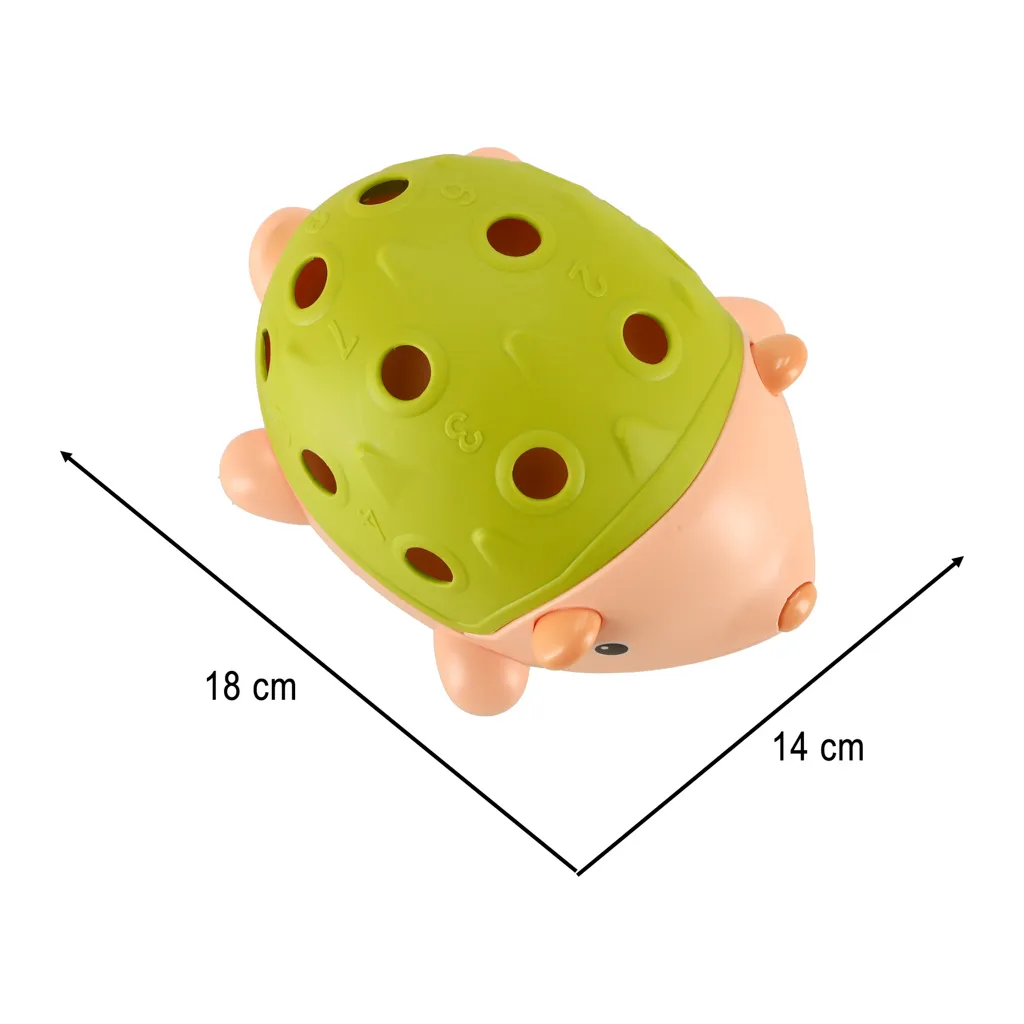 montessori edukativni sorter - zeleni jež - slika 10