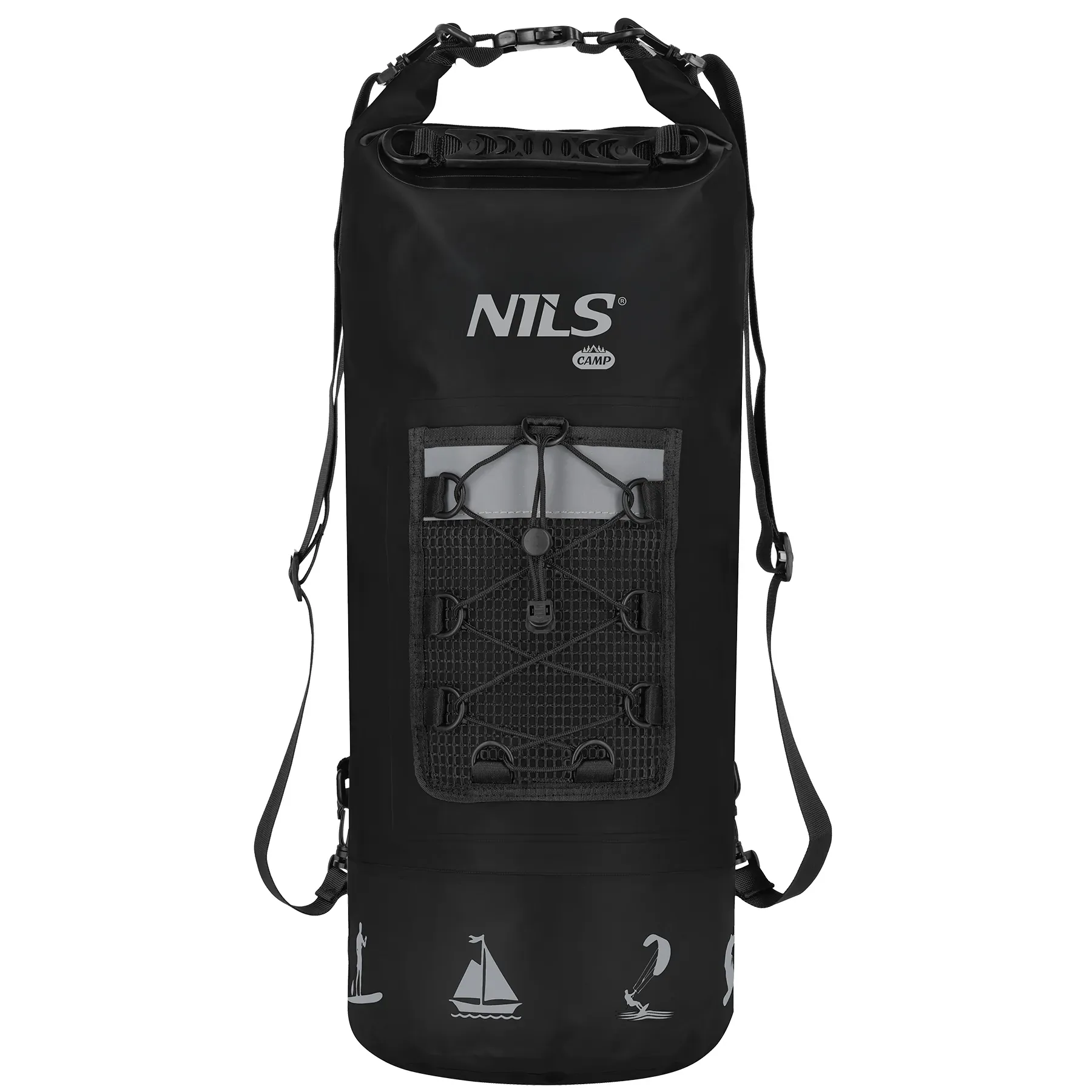 vodootporni ruksak 25l crni nils camp - slika 2