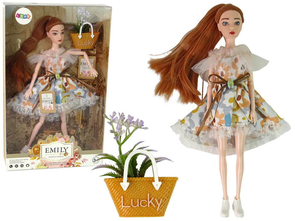 lutka emily - crvena kosa i cvijet autumn - slika 2