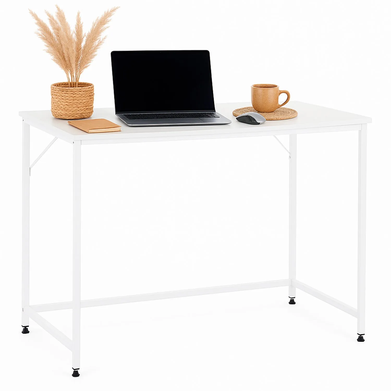 radni stol 100 x 50 x 76 cm bijeli - slika 3