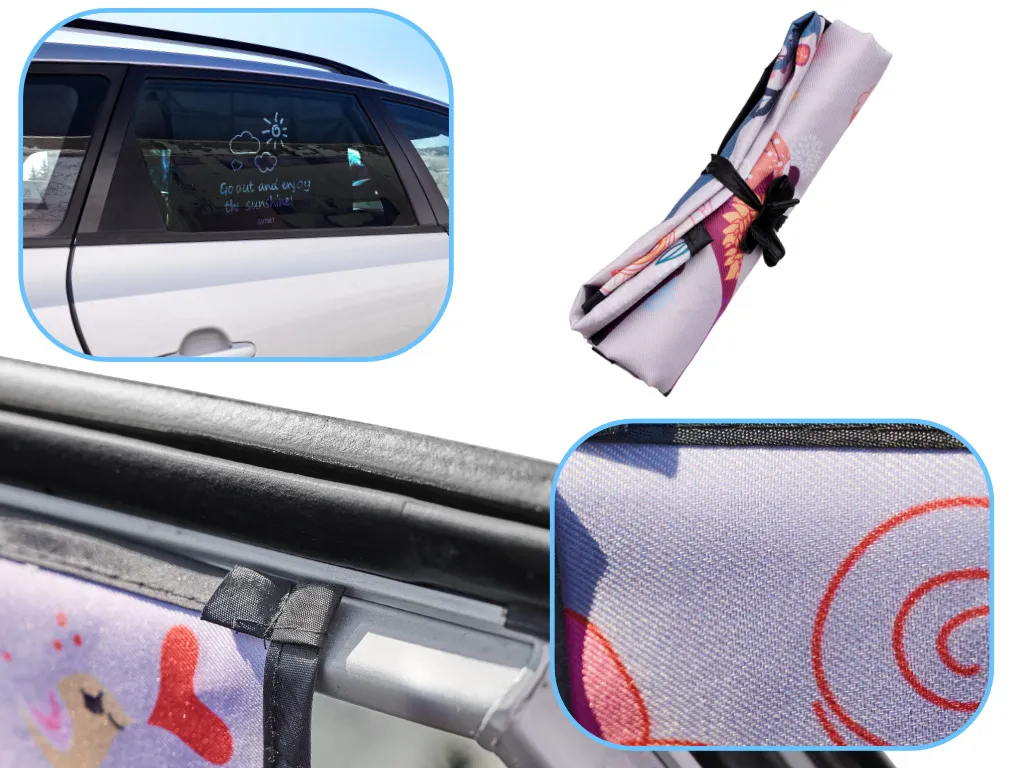 magnetna zavjesa za automobilski prozor jelen - slika 3