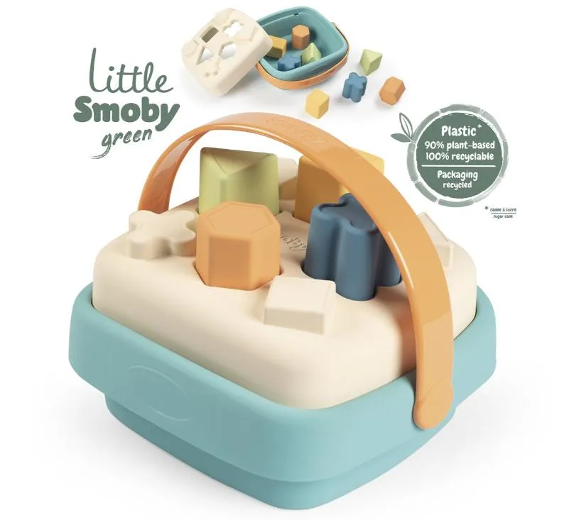 smoby sorter u košarici - zeleni - slika 6