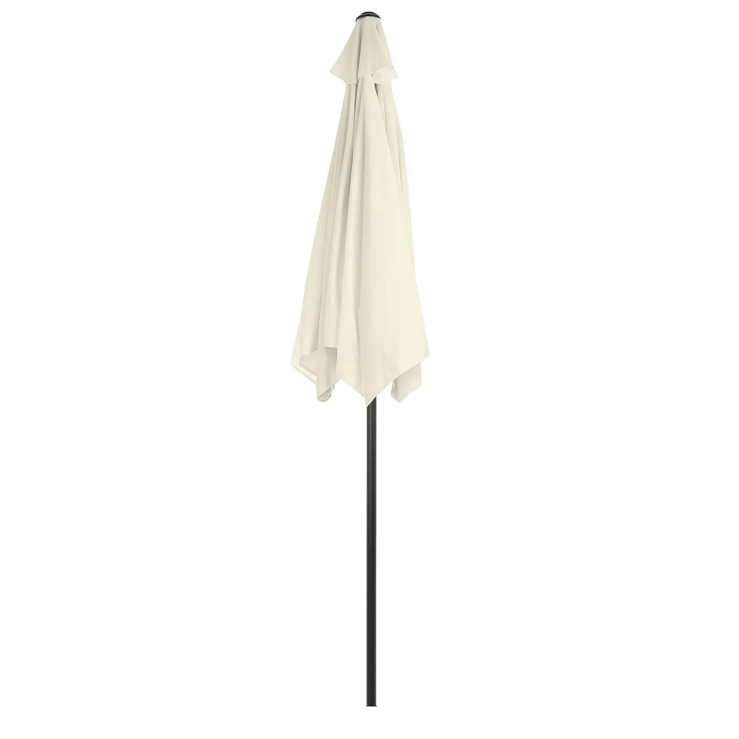 sklopivi vrtni balkon suncobran, podesiv, 210 cm – bež - slika 8
