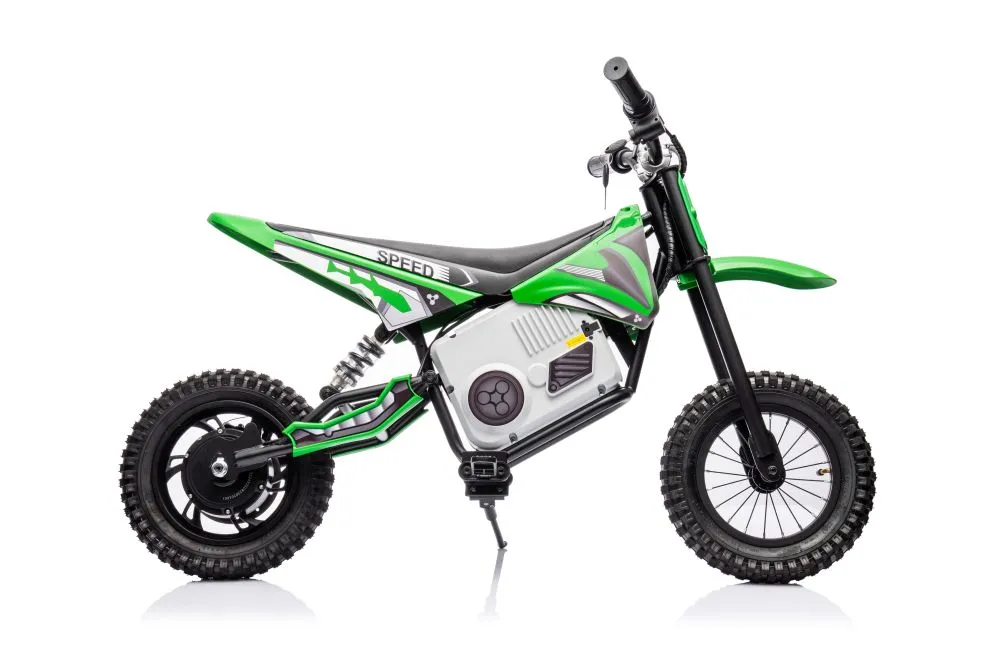 motocross motocikl za djecu na akumulator, zeleni - slika 6