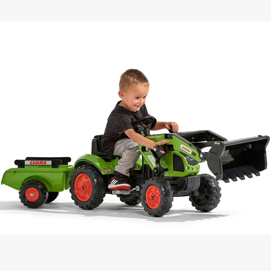traktor na pedale falk claas sa prikolicom - slika 11