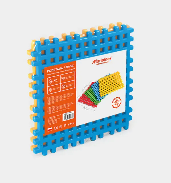 marioinex set waffle kockica baze za gradnju 2kom. - slika 2