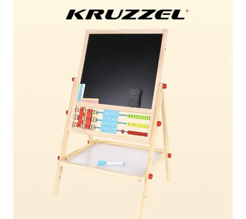 kruzzel dvostrana ploča za crtanje 6u1 - slika 15