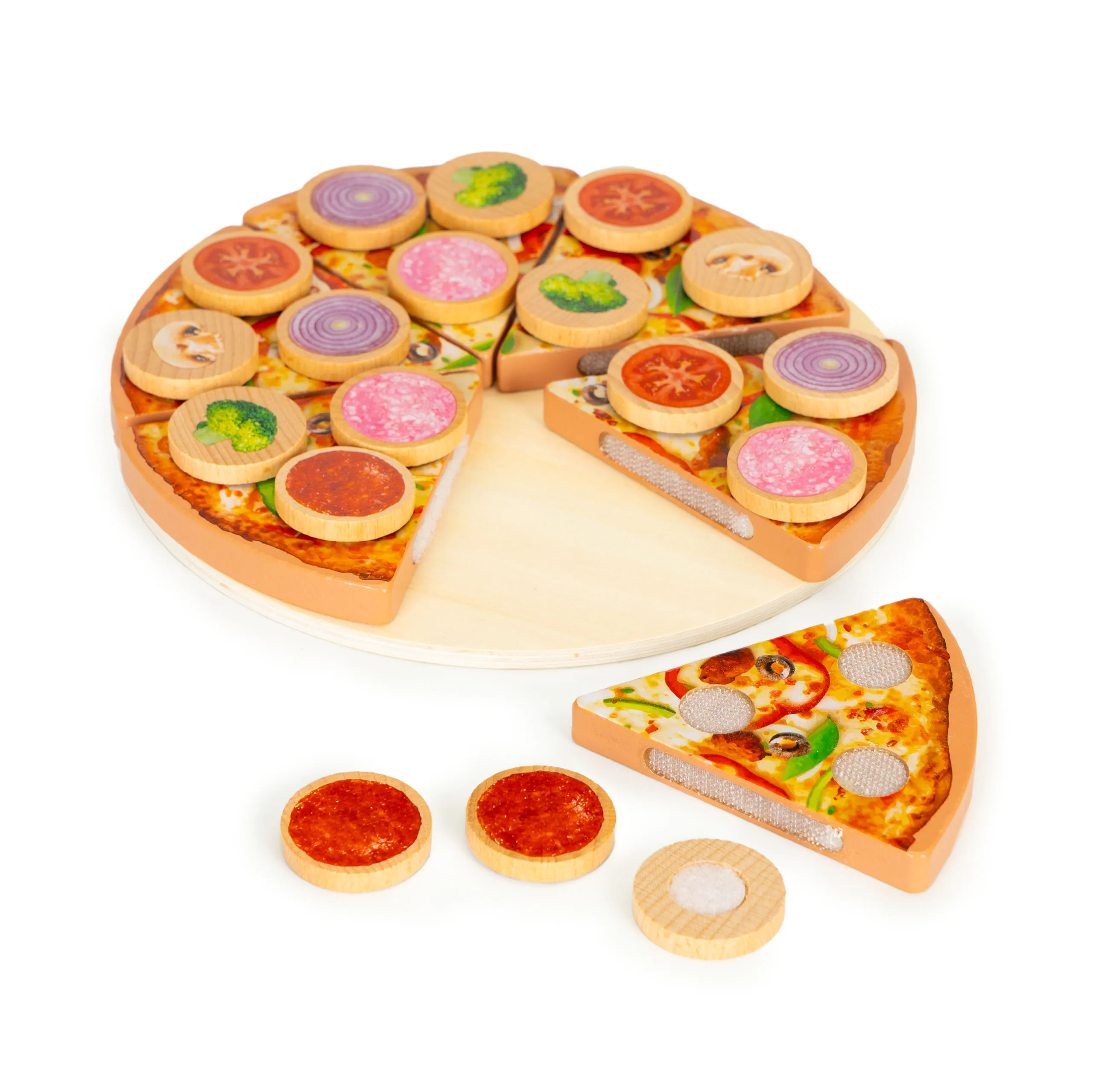 drvena pizza 27 elemenata - slika 3