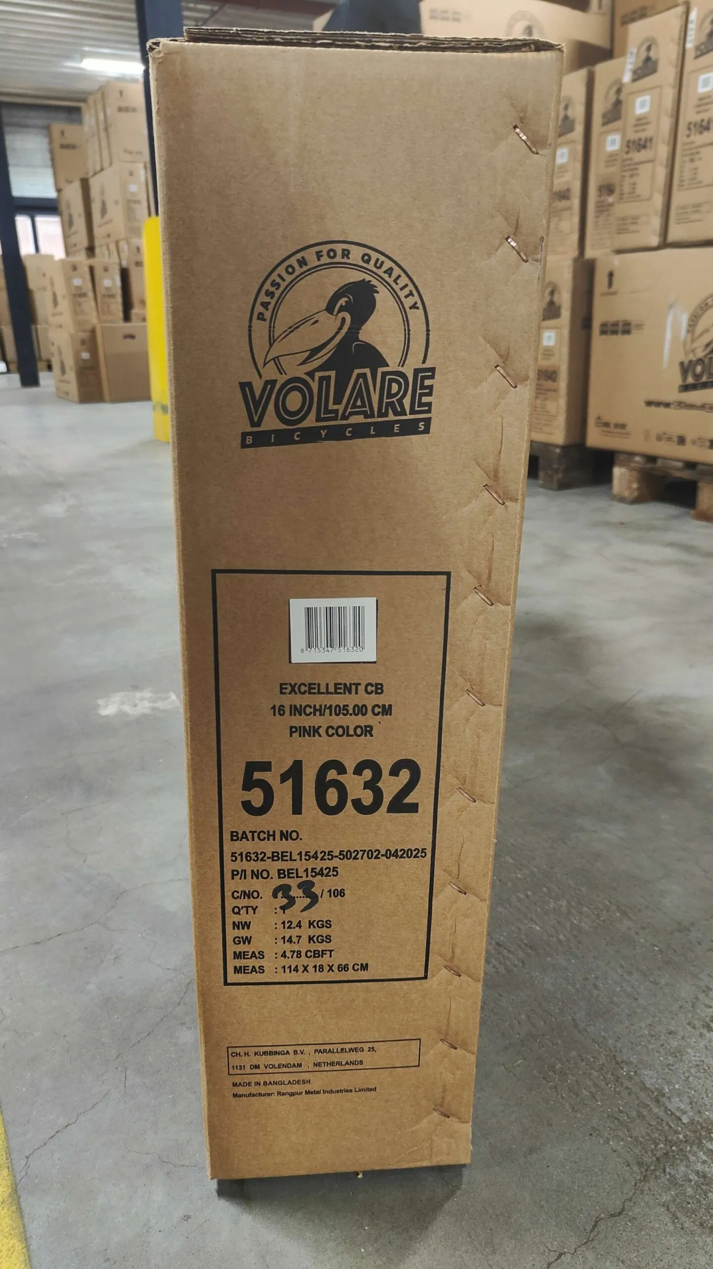 volare excellent dječji bicikl za djevojčice - 16" - roza - slika 12
