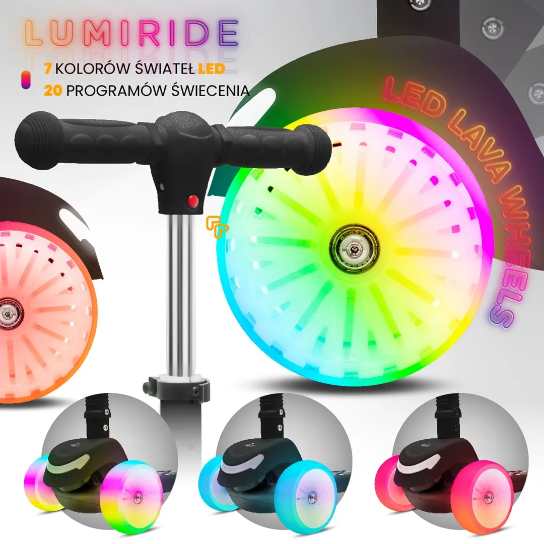 lumiride led romobil na tri kotača za djecu - slika 5